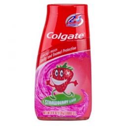 Toothpaste Colgate Kids 2 In 1 Strawberry Flavor 4.6 oz. Bottle