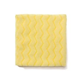 Cleaning Cloth HYGEN Medium Duty Yellow NonSterile Microfiber 16 X 16 Inch Reusable