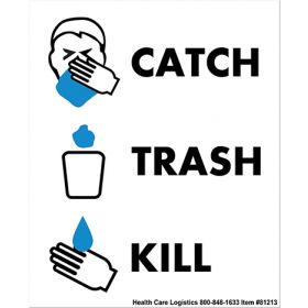 Catch Trash Kill Removable Wall Vinyl  