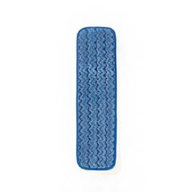 Wet Mop Pad Rubbermaid HYGEN Bound Edge Blue Microfiber / Polyester / Nylon Reusable