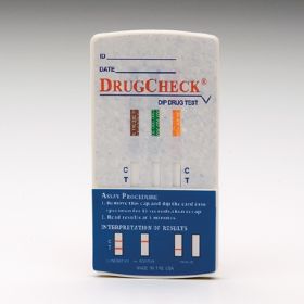 Drugs of Abuse Test DrugCheck Dip Drug Test 3-Drug Panel COC, mAMP/MET, THC Urine Sample 25 Tests