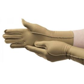 Compression Glove Isotoner  Therapeutic Full Finger Small Over-the-Wrist Hand Specific Pair Nylon / Spandex