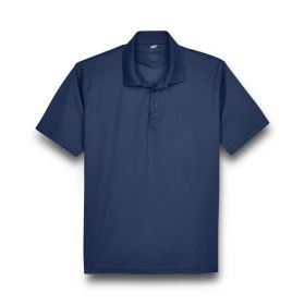Long-Sleeve Cool and Dry Mesh Pique Polo Shirt, Men's, Navy, Size 2XL