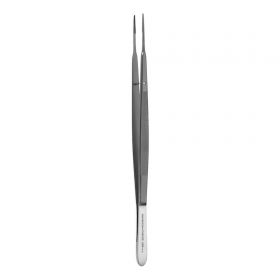 Tissue Forceps Snowden-Pencer Diamond-Points Gerald 7 Inch Length Surgical Grade Stainless Steel / Tungsten Carbide NonSterile NonLocking Thumb Handle Straight Delicate, Tapered 1 mm Tips with 1 X 2 Teeth