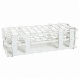 Stacking Test Tube Rack SP Scienceware No-Wire 60 Place 16 mm Tube Size White 2-1/2 X 4-1/8 X 9-3/4 Inch