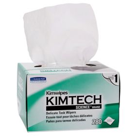 Delicate Task Wipe Kimtech Science Kimwipes Light Duty White NonSterile 1 Ply Tissue 4-2/5 X 8-2/5 Inch Disposable 827052