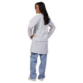 Lab Coat White X-Large Knee Length Reusable 829791