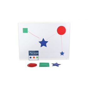 Nexus Magnetic Shapes and Dry Erase Magnetic Board