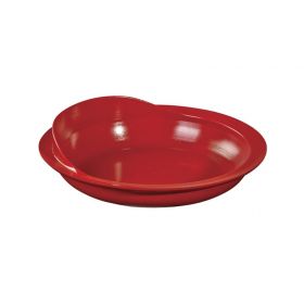 High-Sided Scoop Dish, Red, 6/cs
