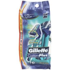 Razor Gillette Custom Plus Twin Blade Disposable