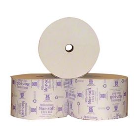 Toilet Tissue Morcon White 2-Ply Standard Size Cored Roll 1250 Sheets 4 X 4-1/2 Inch