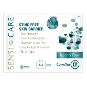 Skin Barrier Wipe Sensi-Care  Sting Free Silicone Based Compound Individual Packet NonSterile