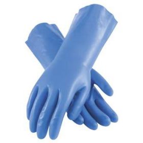 Utility Glove PIP Assurance Unsupported Large Nitrile Blue 13 Inch Straight Cuff NonSterile