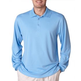 Cool and Dry Performance Sport Polo Shirt, Men's, Columbia Blue, Size L