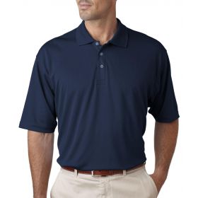 Men's Short-Sleeve Cool and Dry Sport Polo Shirt, Navy, Size L
