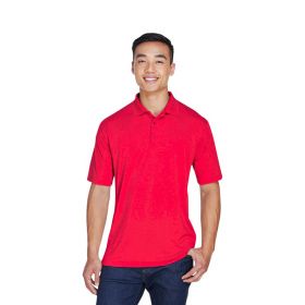 Men's Short-Sleeve Cool and Dry Sport Polo Shirt, Red, Size 5XL