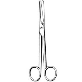 Dissecting Scissors Surgi-OR Mayo 9 Inch Length Office Grade Stainless Steel NonSterile Finger Ring Handle Straight Blunt Tip / Blunt Tip