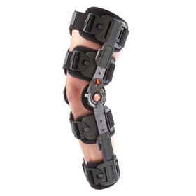 Knee Brace T Scope  Premier Post-Op One Size Fits Most Hook and Loop Strap Closure with Quick-Release Buckles Up to 30-1/2 Inch Thigh Circumference 17 to 27 Inch Length Left or Right Knee