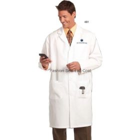 Lab Coat White Size 34 Knee Length Reusable 842721