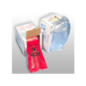 Infectious Waste Bag Elkay Plastics 7 - 10 gal. Red LLDPE 24 X 24 Inch