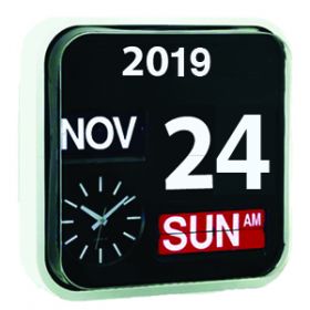 Linear Flip Calendar and Clock

