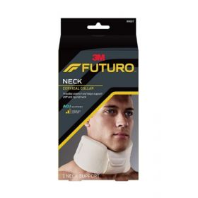 Cervical Collar 3M Futuro Moderate Support Adult One Size Fits Most One-Piece / Chin Strap 2-1/2 to 5 Inch Height 11 to 20 Inch Circumference
