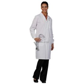 Lab Coat White X-Small Knee Length Reusable 853914