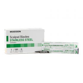 Surgical Blade McKesson Brand Stainless Steel No. 15 Sterile Disposable Individually Wrapped