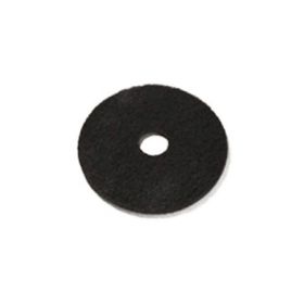 Hard Floor Stripping Pad americo 19 Inch Black Polyester Fiber