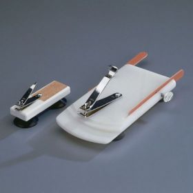 One Handed Nail Clippers Therafin Thumb Squeeze Lever