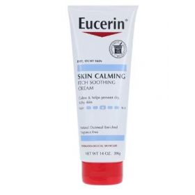 Eucerin calming creme 14oz fragrance free daily moisturing skin bt