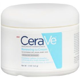 Hand and Body Moisturizer CeraVe Renewing SA 12 oz. Jar Unscented Cream