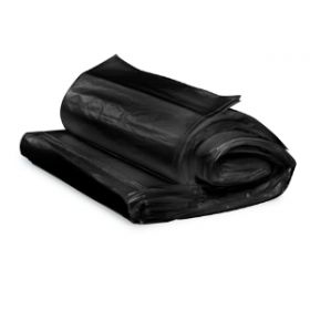 Trash Bag Colonial Bag 60 gal. Black LLDPE 1.35 Mil. 38 X 58 Inch X-Seal Bottom Flat Pack