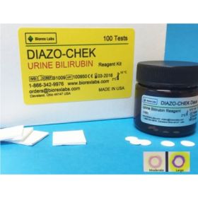 Test Kit DIAZO-CHEK Hepatic / General Chemistry Bilirubin Urine Sample 100 Tests