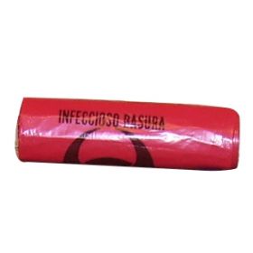 Infectious Waste Bag Colonial Bag 15 gal. Red LLDPE 24 X 33 Inch