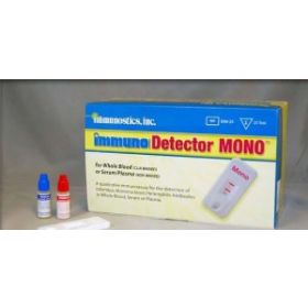 Rapid Test Kit Detector Mono Infectious Disease Immunoassay Infectious Mononucleosis Whole Blood / Serum / Plasma Sample 25 Tests