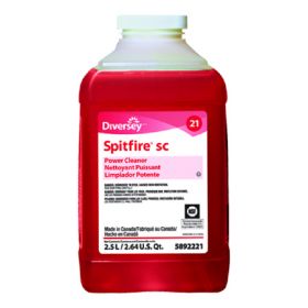 Diversey Spitfire SC Surface Cleaner Alcohol Based Liquid Concentrate 2.5 Liter Bottle Pine Scent NonSterile