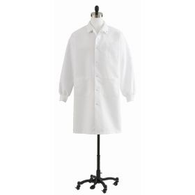 Unisex Knee-Length Lab Coat, White, Size XL