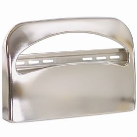 Toilet Seat Cover Dispenser Safe-T-Gard Chrome Metal Manual Pull Wall Mount