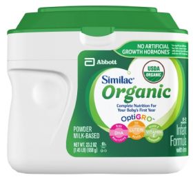 Infant Formula Similac  Organic with Iron 23.2 oz. Canister Powder