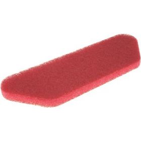 Hard Floor Scrubbing Pad Taski 15 Inch Red Microfiber