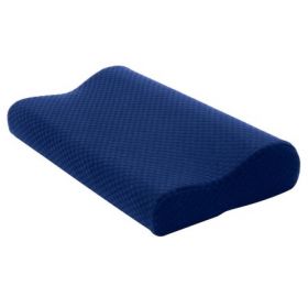 Cervical Roll Pillow Soft 12 X 20 X 4 Inch Blue Reusable