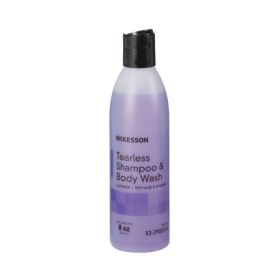 Tearless Shampoo and Body Wash McKesson 8 oz. Flip Top Bottle Lavender Scent, 877035CS