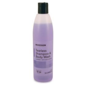 Tearless Shampoo and Body Wash McKesson 12 oz. Flip Top Bottle Lavender Scent, 877036CS
