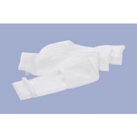 Cleanroom Wet Mop Pad Contec EasyReach Bound Edge White Polyester Disposable