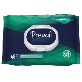 Personal Wipe Prevail  Soft Pack Aloe / Vitamin E / Chamomile Unscented 48 Count