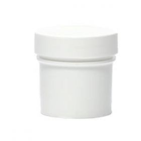 Ointment Jar Polypropylene White 0.5 oz.