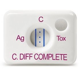 Rapid Test Kit TECHLAB C. Diff Quik Chek Complete Enzyme Immunoassay (EIA) Clostridium Difficile (C. Diff) Toxins A and B Stool Sample 50 Tests