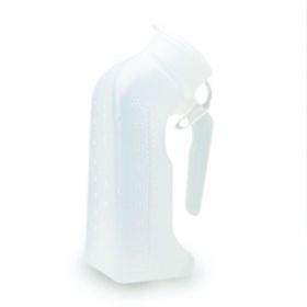 MEDICAL ACTION MALE URINAL WITH COVER