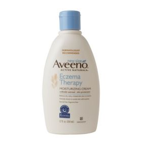 Eczema Cream Aveeno Active Naturals Eczema Therapy 12 oz. Bottle Unscented Cream